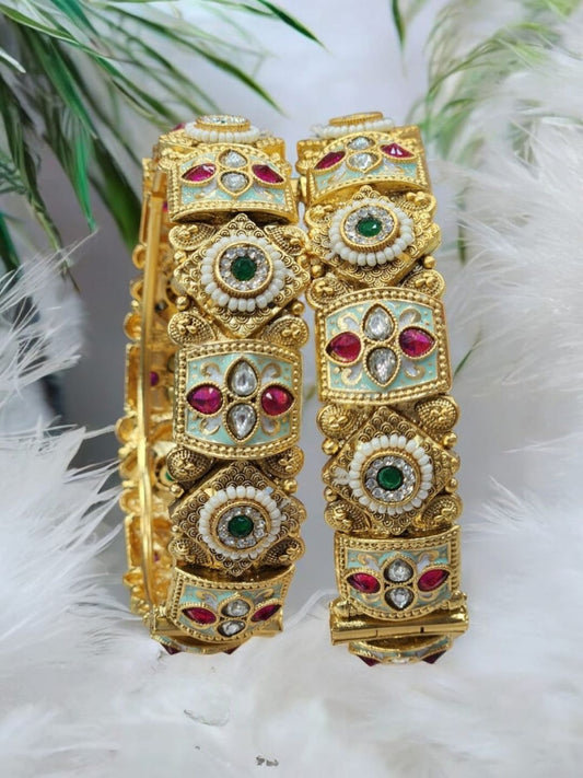 CHAVI PREMIUM KUNDAN BANGLES
