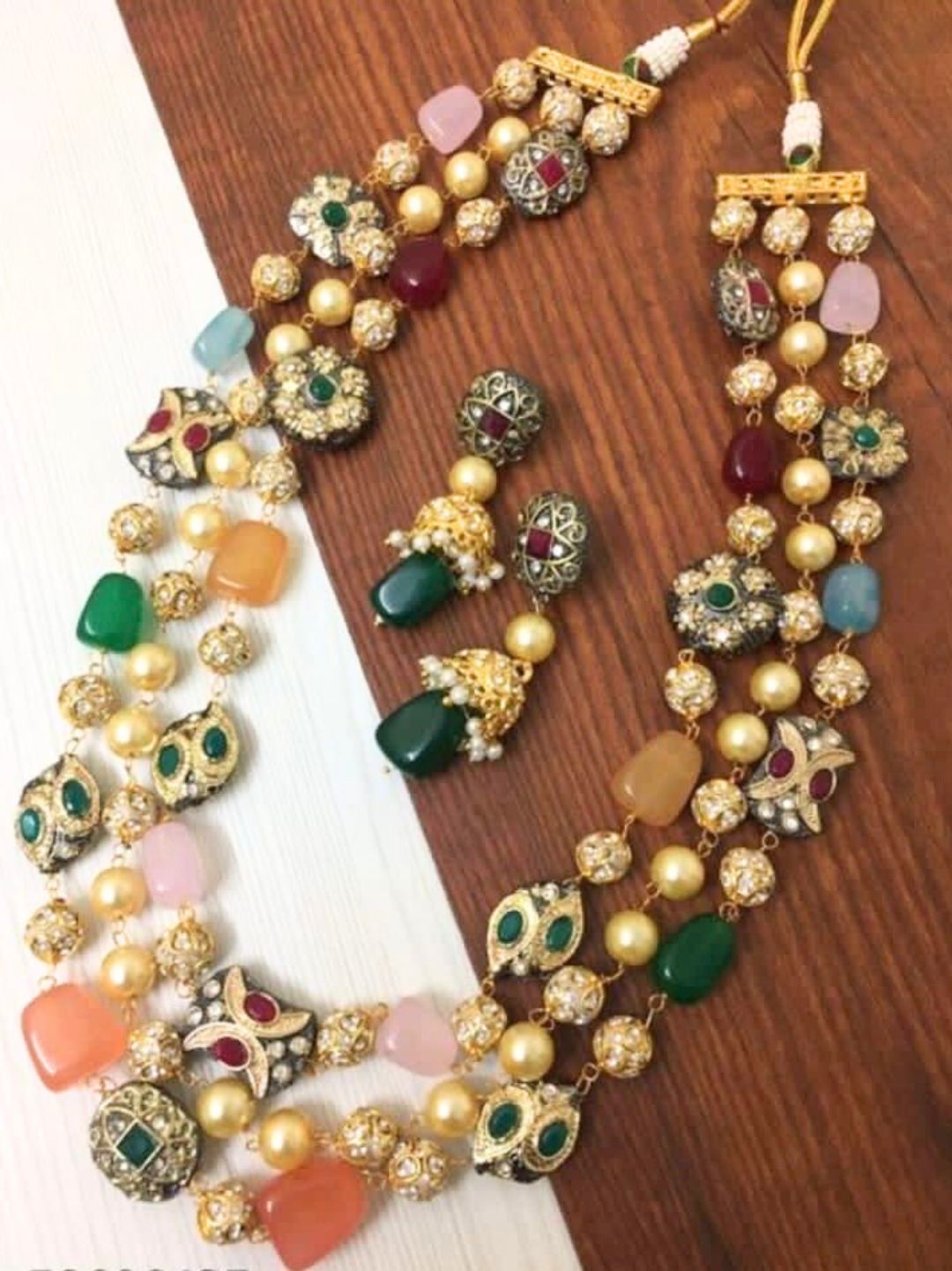 REGINA MULTICOLOR KUNDAN NECKLACE