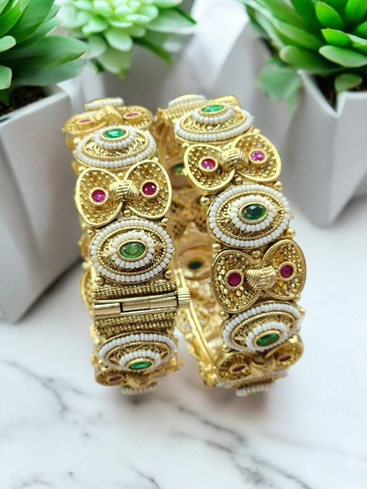 DAMINI PREMIUM KUNDAN BANGLES