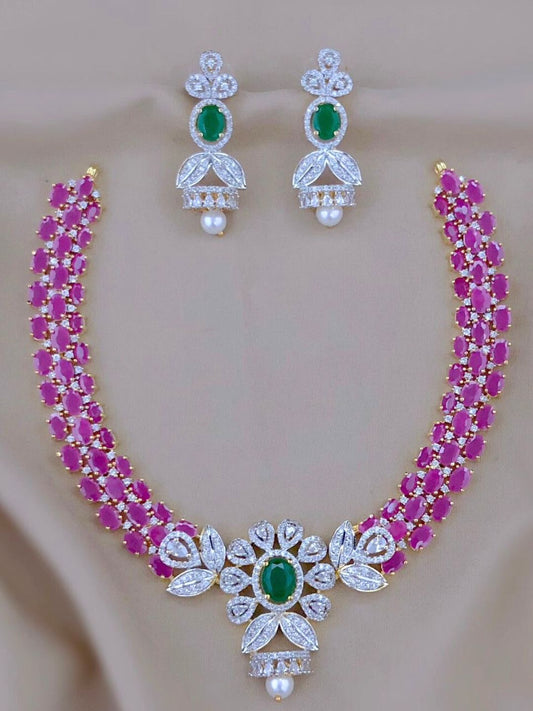 BELLA RANI ZIRCONIA NECKLACE SET
