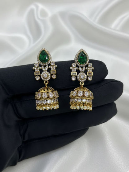 ANAYA VICTORIAN JHUMKA EARRINGS