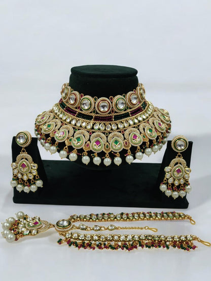 Rajwadi Jewellery Set