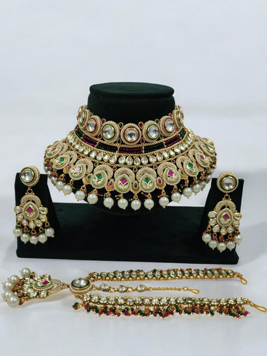 Rajwadi Jewellery Set
