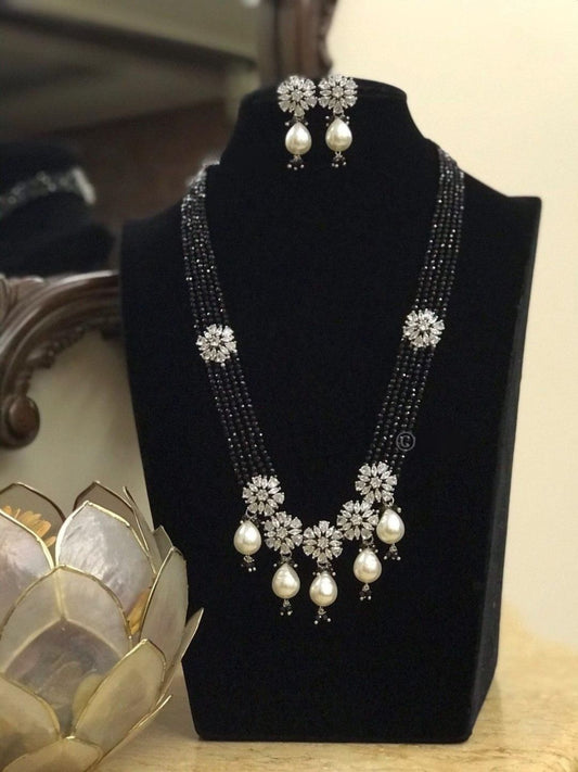 AURORA BLACK ZIRCONIA JEWELLERY SET