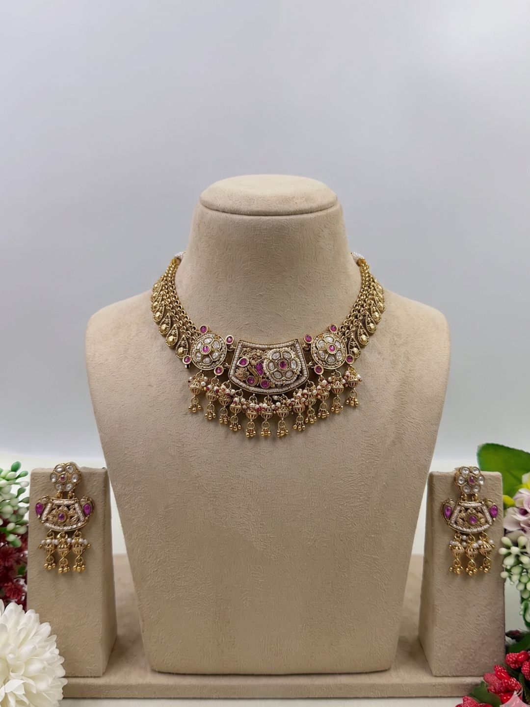 IRA KUNDAN HERITAGE NECKLACE SET
