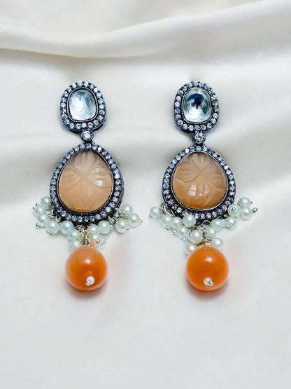 AANYA CARNELIAN KUNDAN JEWELLERY SET