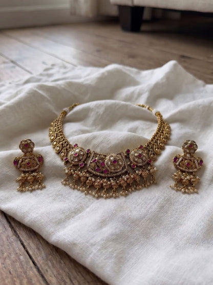IRA KUNDAN HERITAGE NECKLACE SET