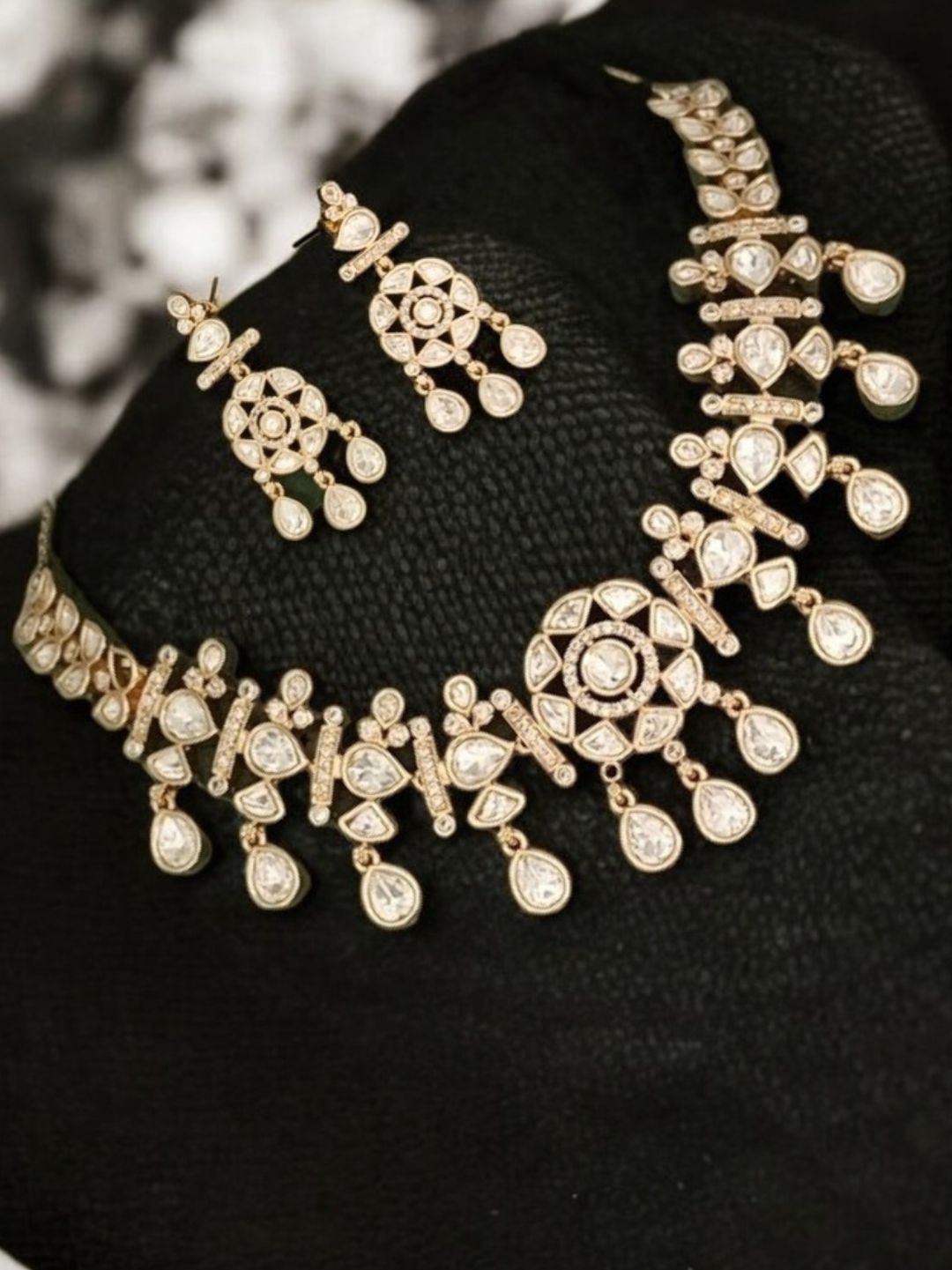 Moissanite Polki Jewellery