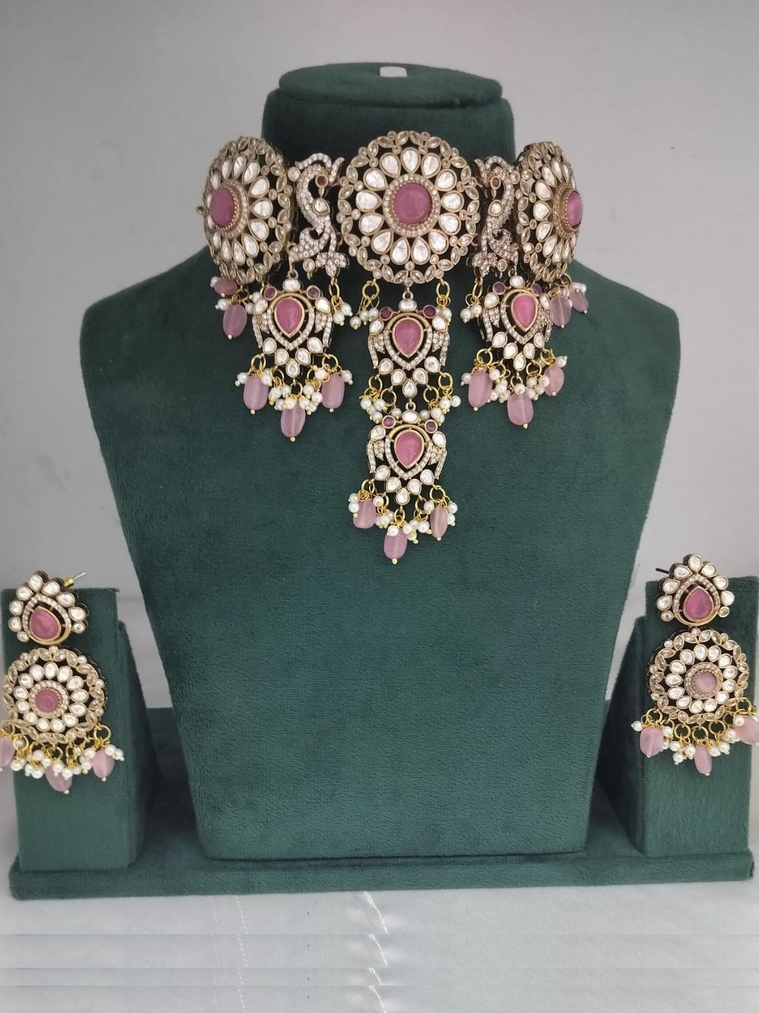 MEHREEN PINK JEWELLERY SET