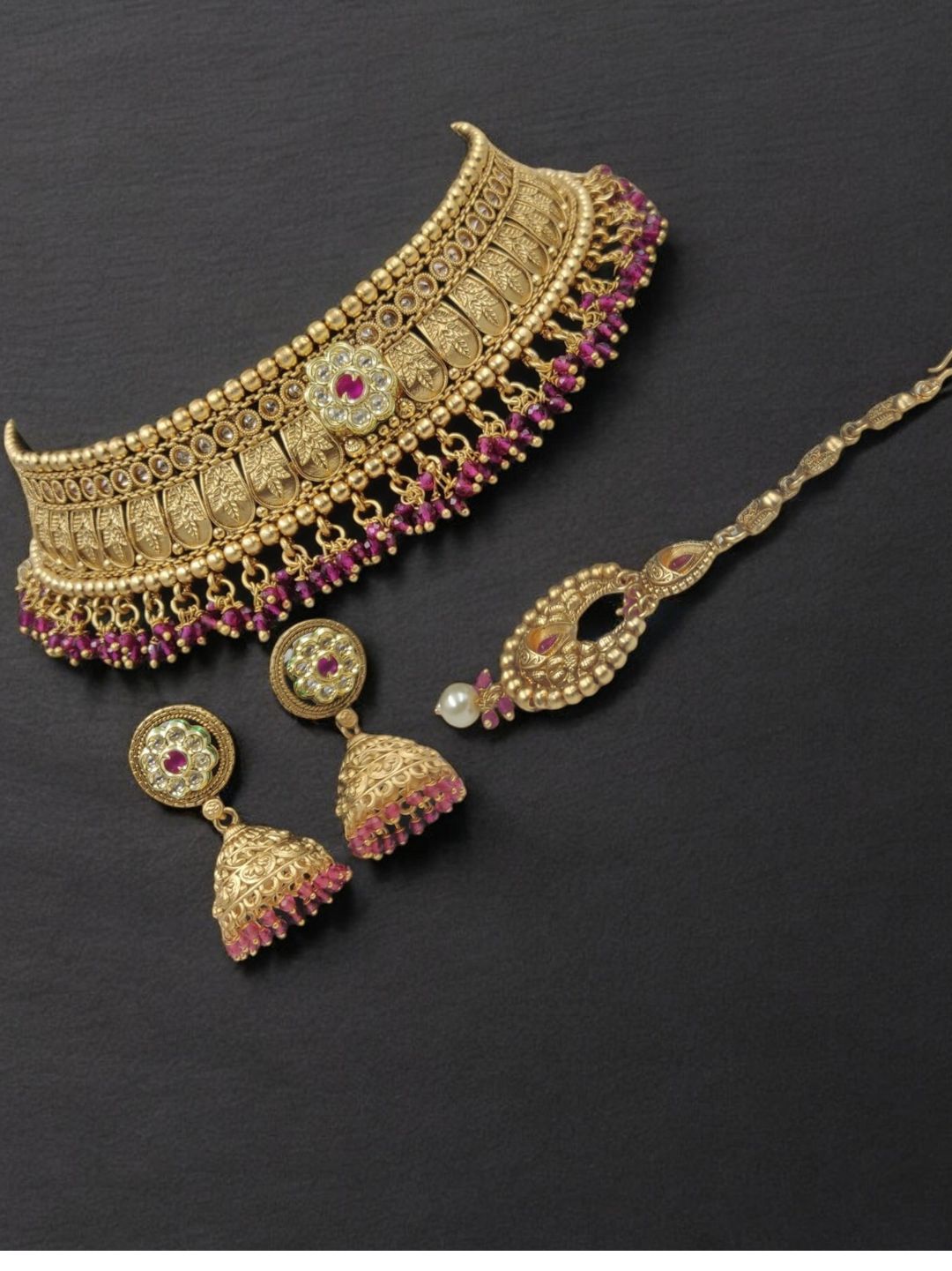 Rajwadi Jewellery Set