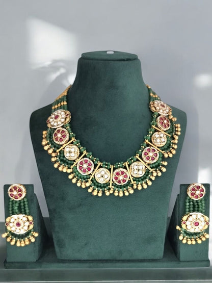 AKSHARA RAJWADI JEWELLERY SET