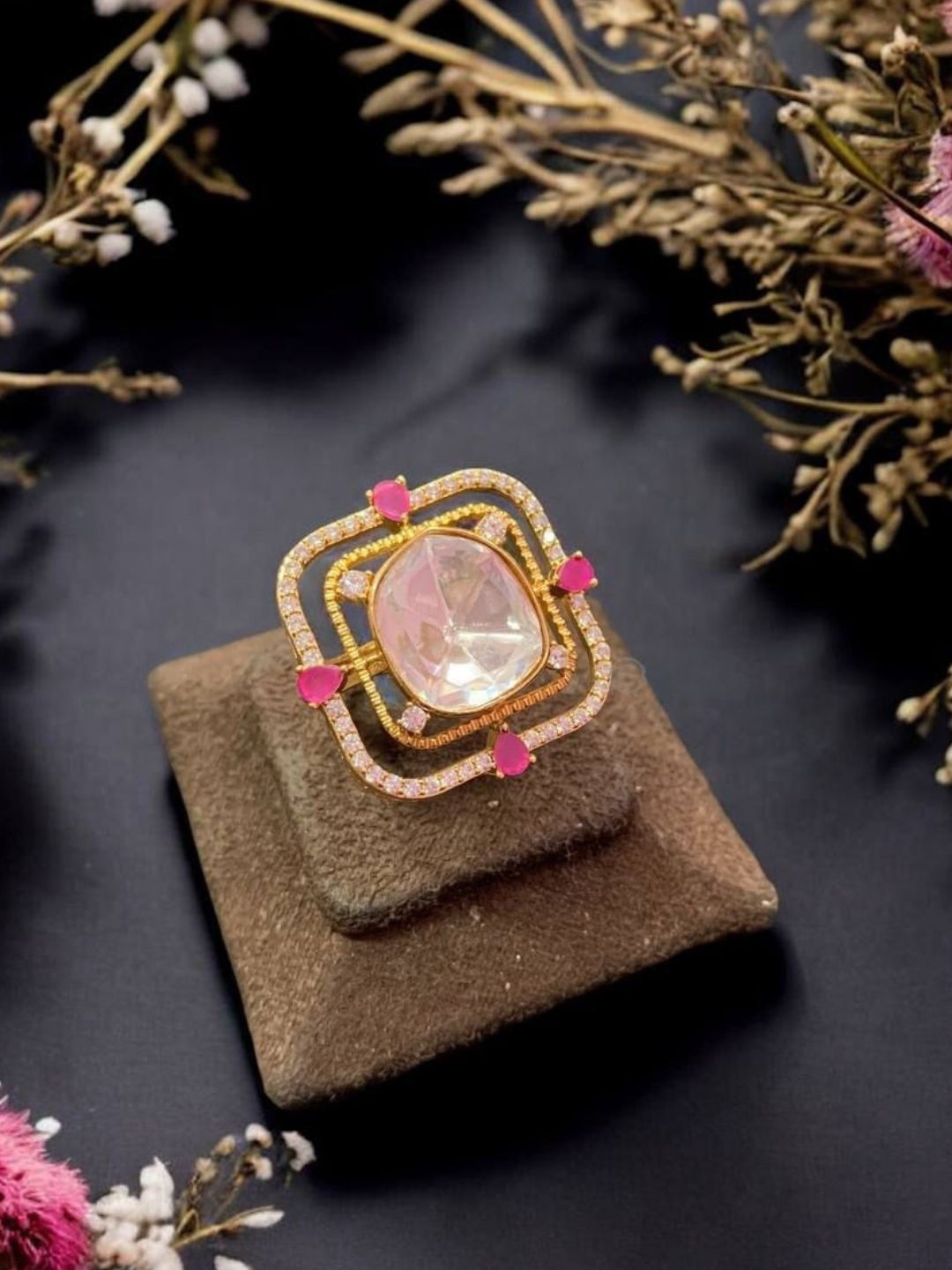 LUXURIA CROWN ADJUSTABLE RING