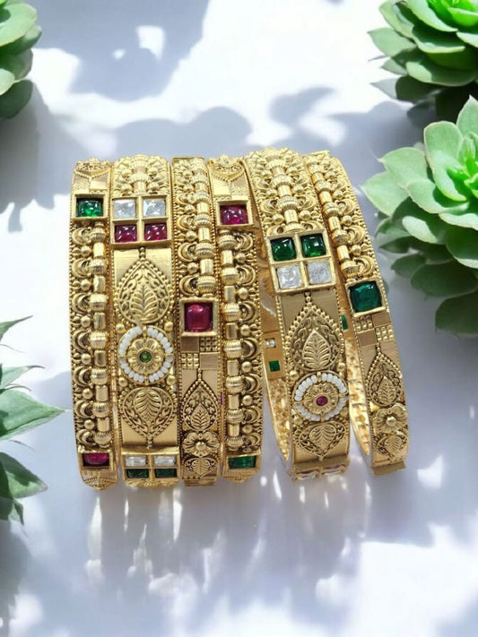 ADHIRA PREMIUM GOLD BANGLES