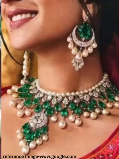 CELESTIA ROYALE AMERICAN DIAMOND JEWELLERY SET