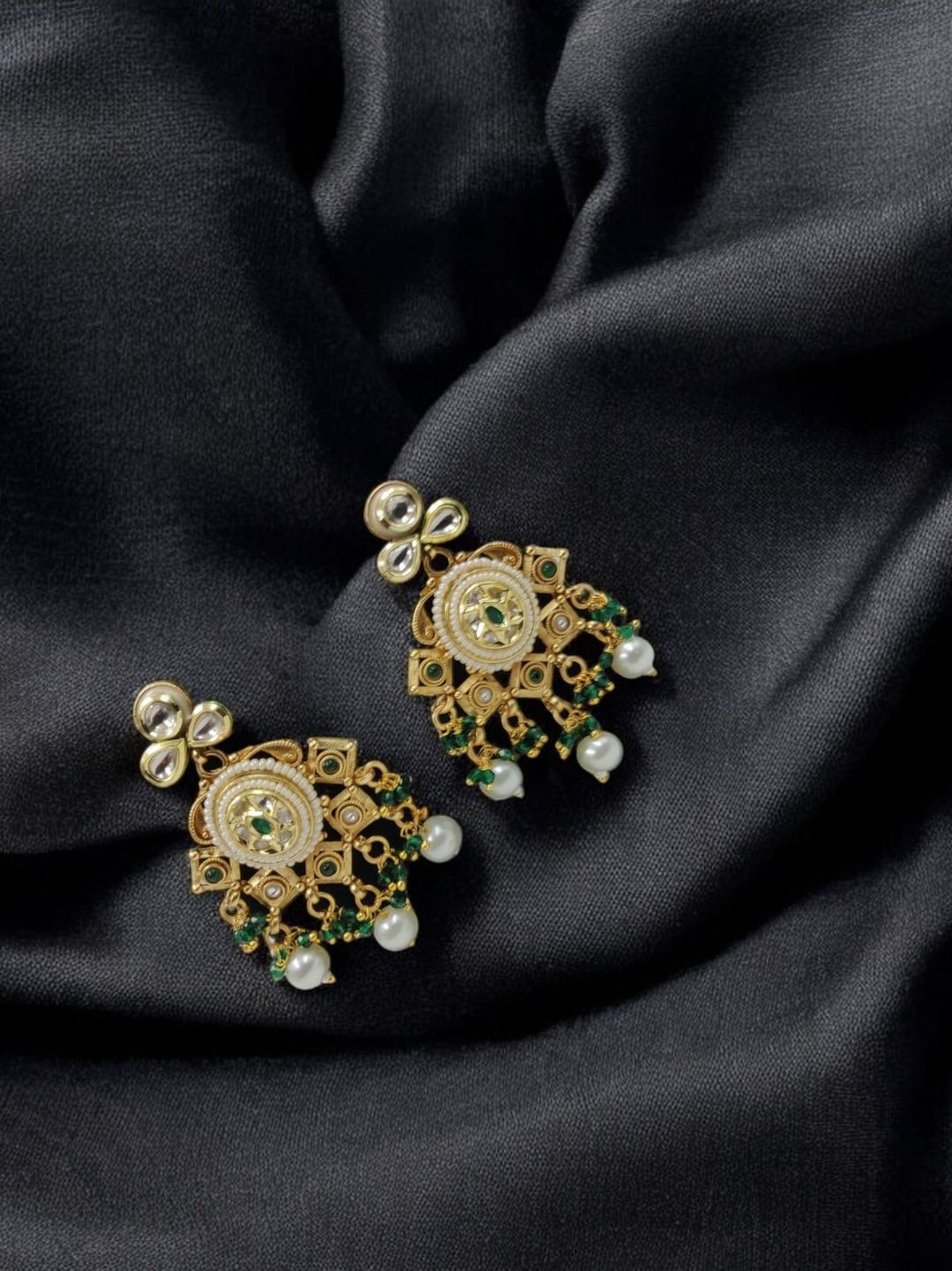 Gold Plated Rajwadi Jewellery Set