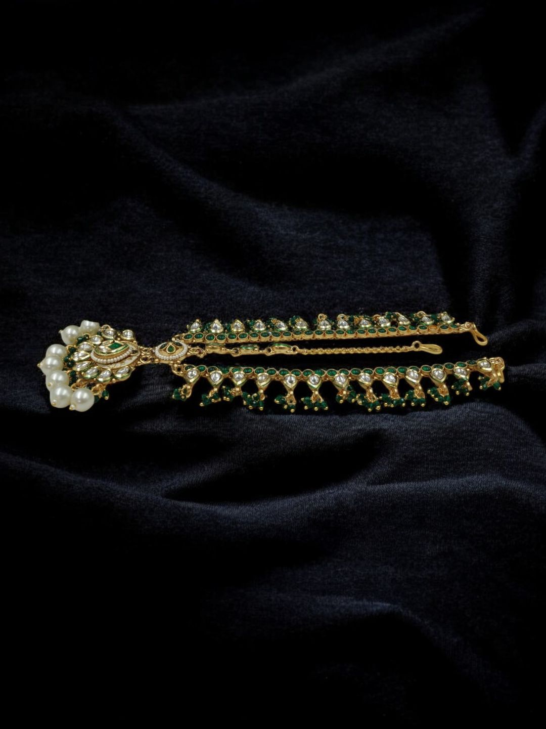RAJWADI KUNDAN PEARL HERITAGE JEWELLERY SET