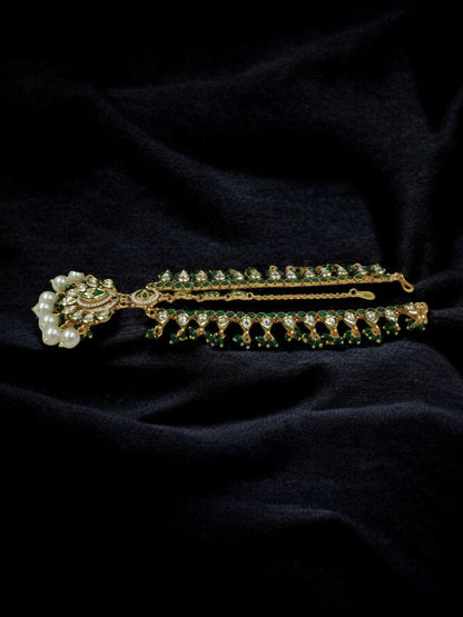 RAJWADI KUNDAN PEARL HERITAGE JEWELLERY SET