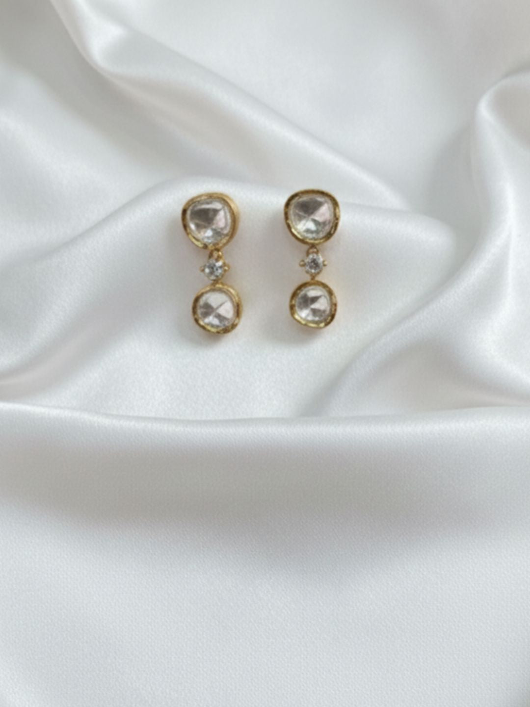 SAVERA DOUBLE LAYER KUNDAN NECKLACE SET