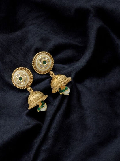 JODHPURI HERITAGE EMERALD JEWELLERY SET