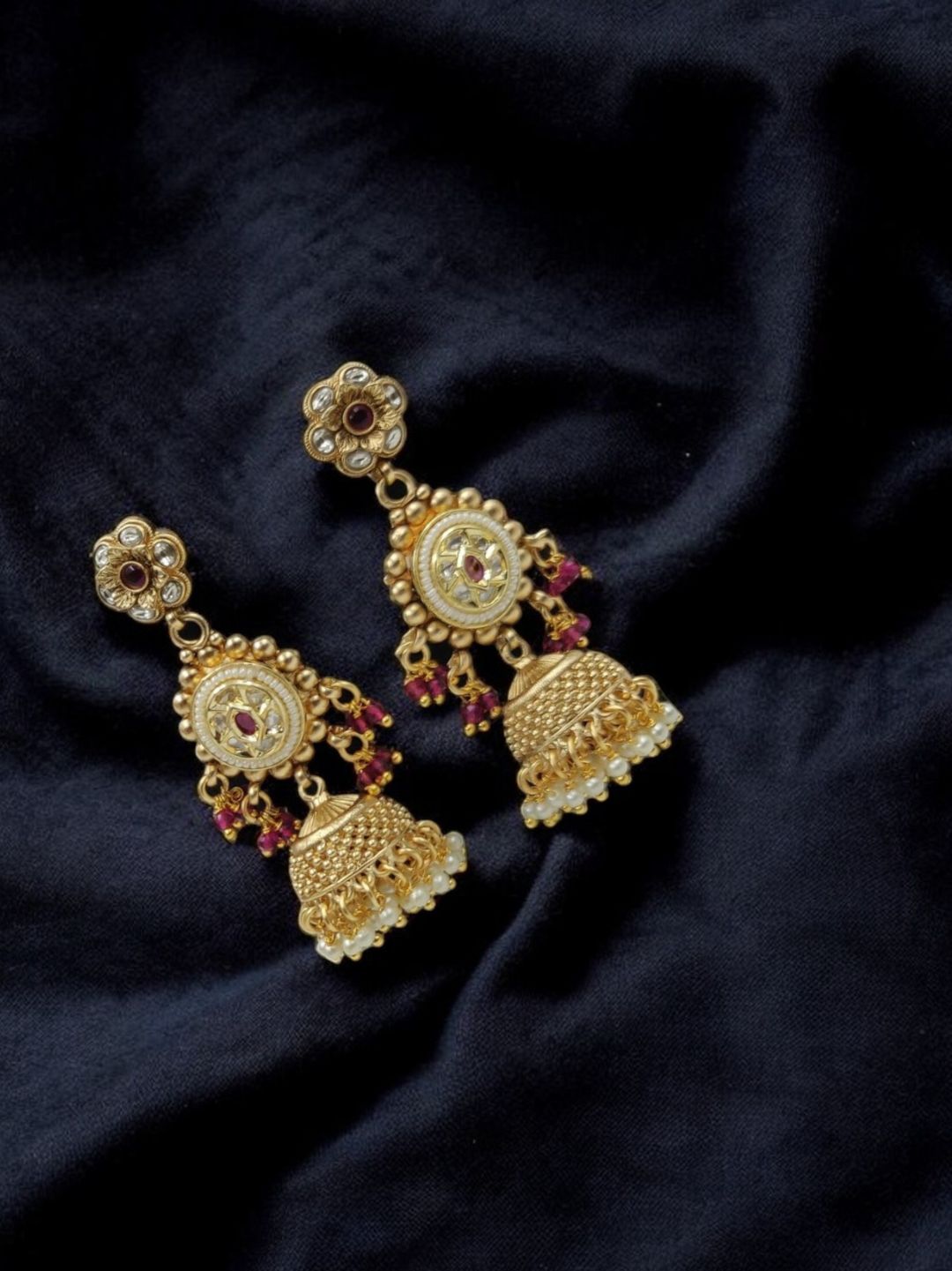 ROYAL RAJASTHANI POLKI KUNDAN JEWELLERY SET