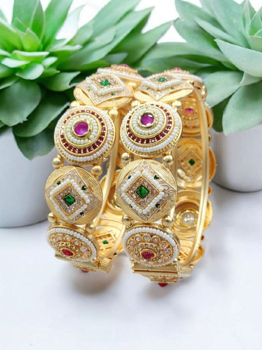 KAVYA KUNDAN JADAU BANGLES