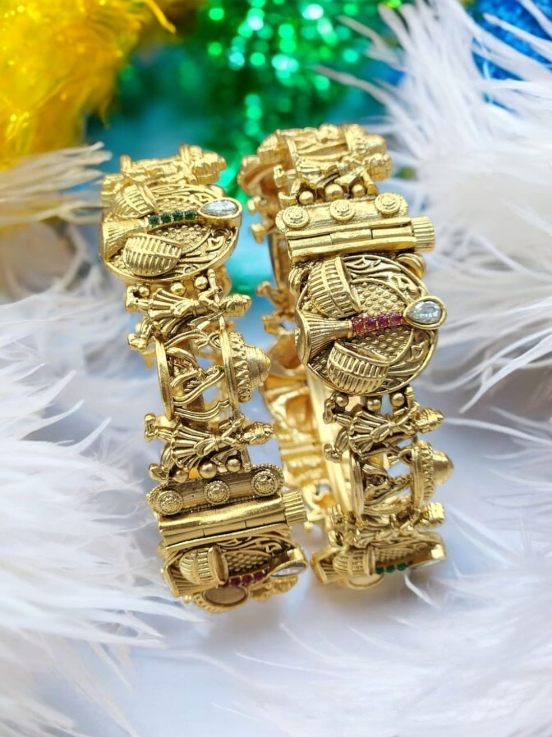 ROHINI PALKI GOLD BANGLES