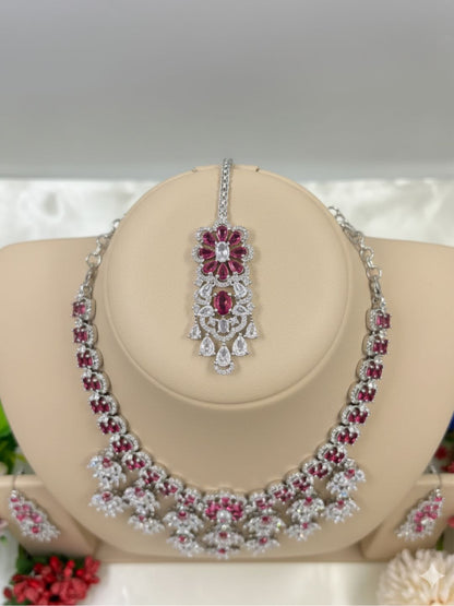 YASMINA AMERICAN DIAMOND NECKLACE