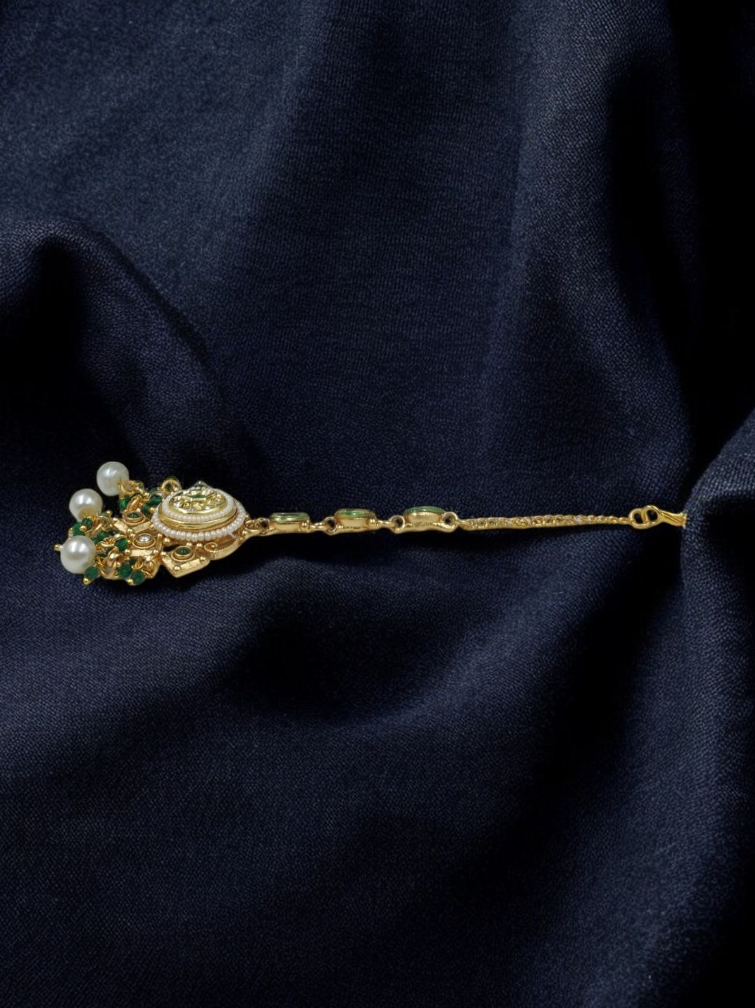 Gold Plated Rajwadi Jewellery Set