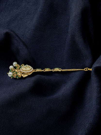 Gold Plated Rajwadi Jewellery Set