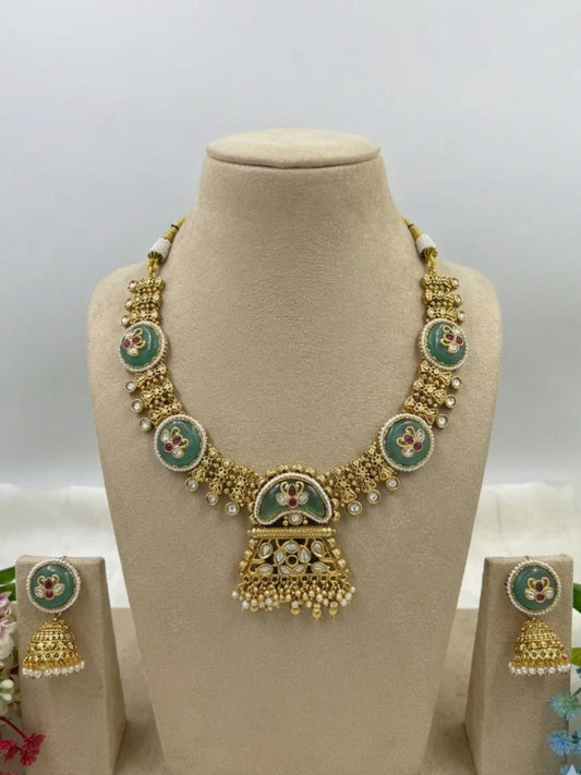 KASHVI RAJWADI NECKLACE SET