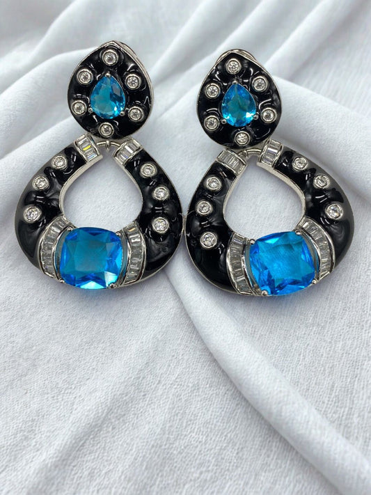 VASUNDHARA ENAMEL EARRINGS