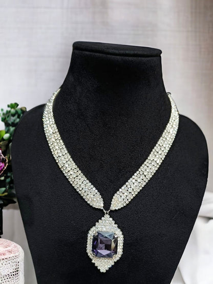 TAMANNA PURPLE NECKLACE