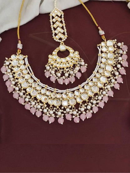 SOUMYA PINK NECKLACE SET