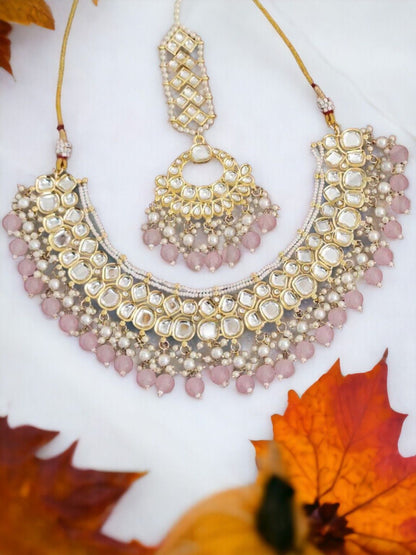 SOUMYA PINK NECKLACE SET