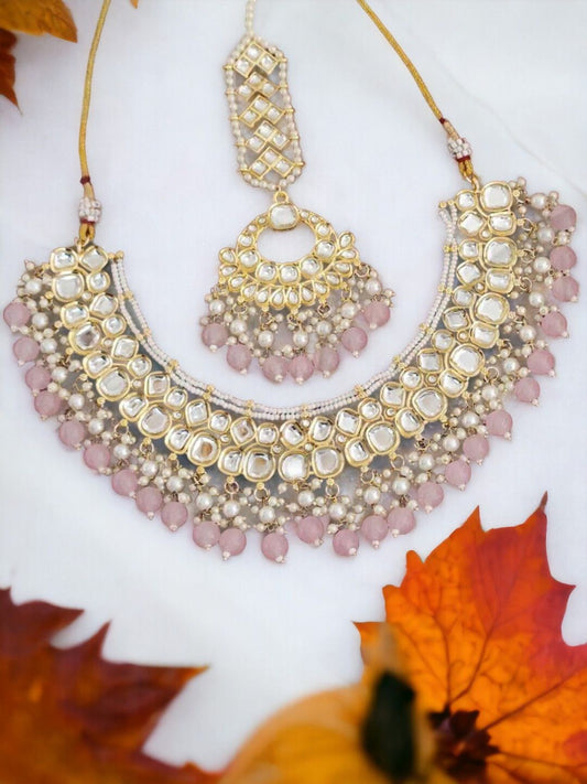 SOUMYA PINK NECKLACE SET