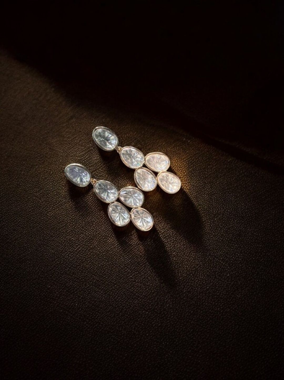 ELINA MOISSANITE POLKI JEWELLERY SET
