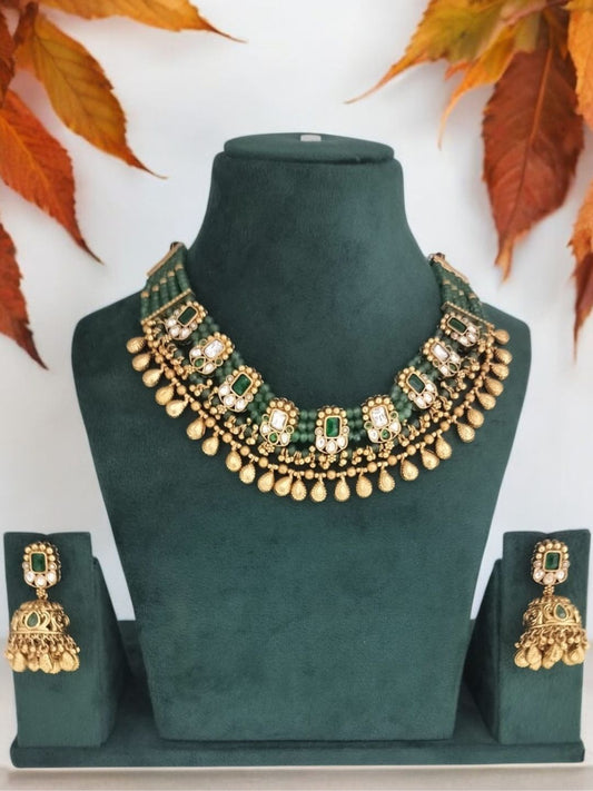 SHRAVANI RAJWADI JEWELLERY SET