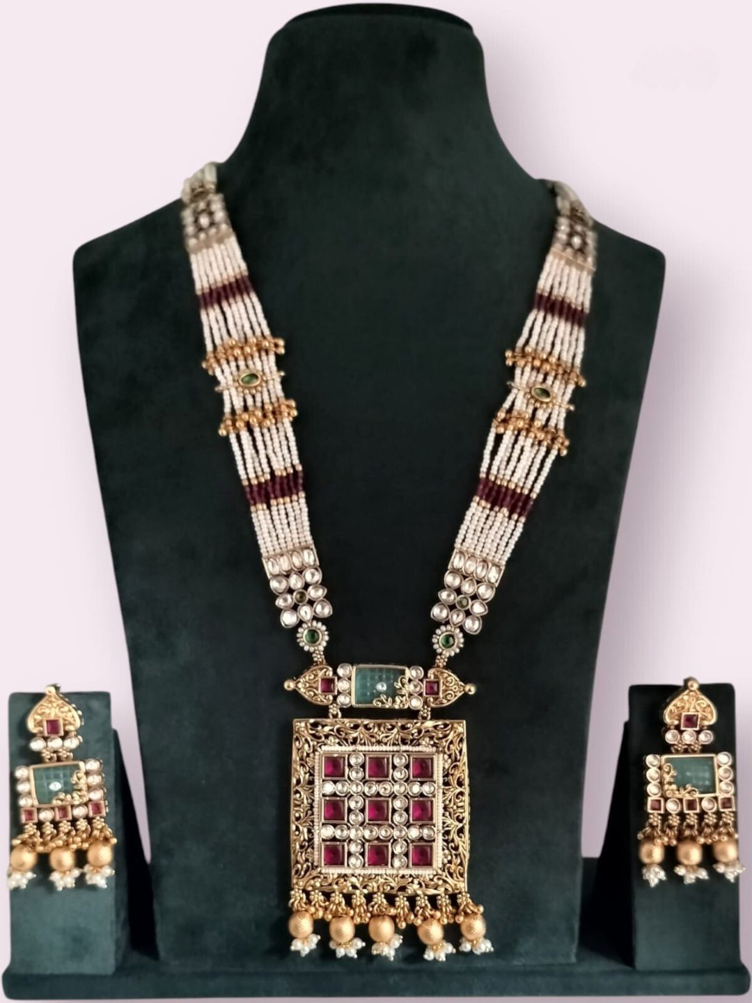 SITARA MULTI RAJWADI JEWELLERY SET
