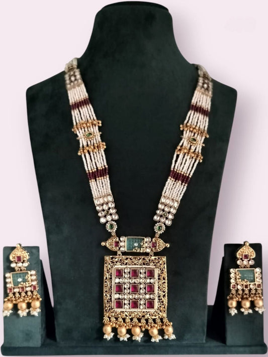 SITARA MULTI RAJWADI JEWELLERY SET