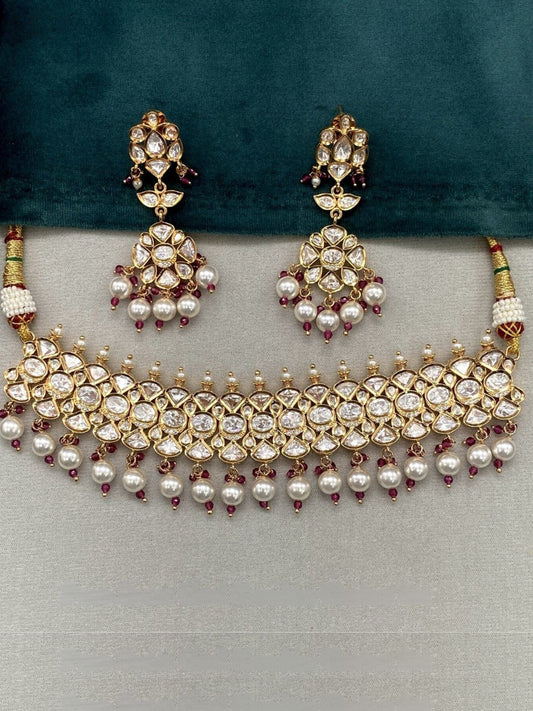 ASHNA KUNDAN JEWELLERY SET