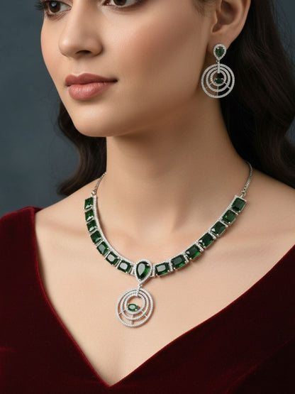 SUHANI AMERICAN DIAMOND NECKLACE SET