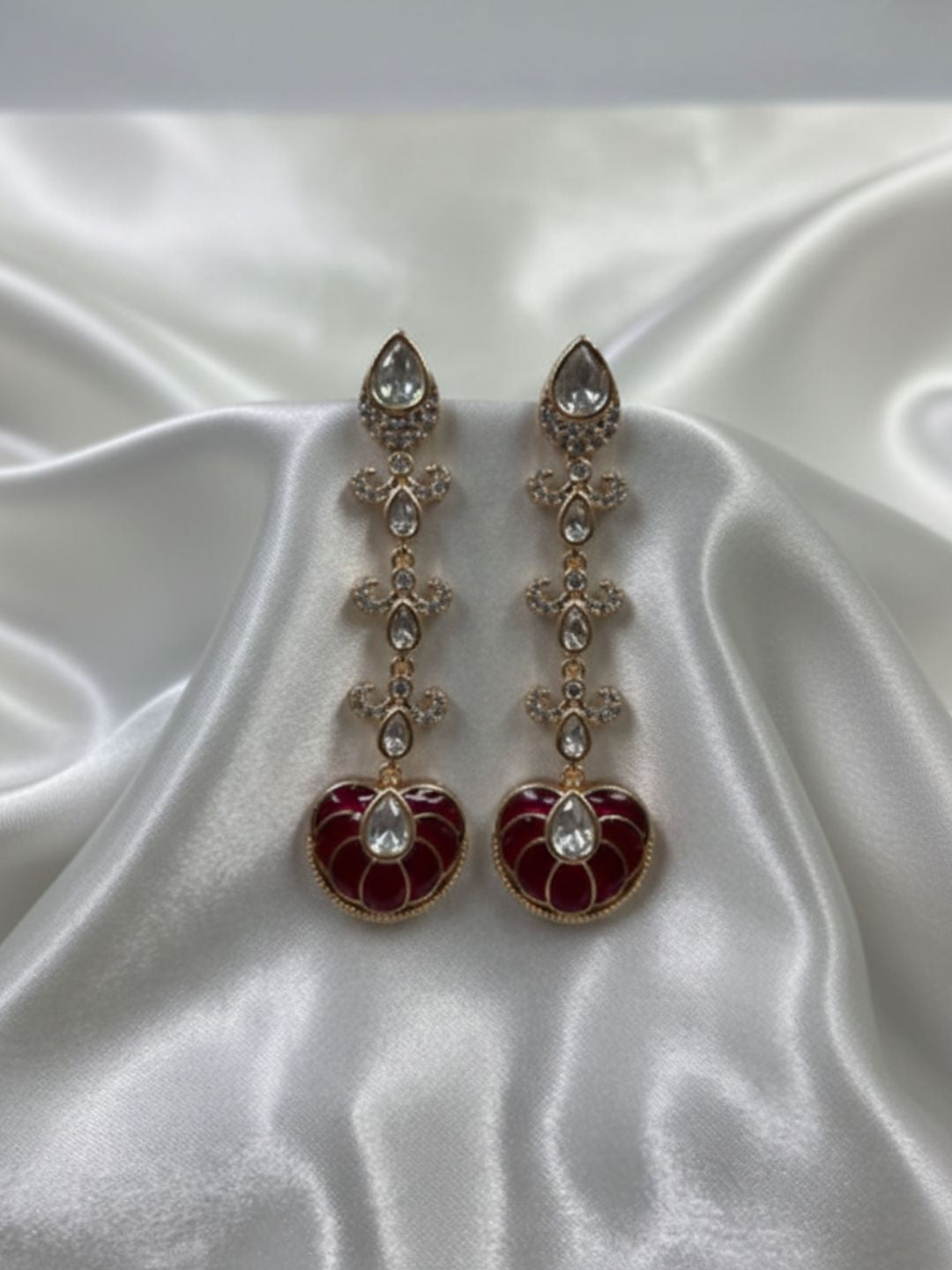 AYLIS MOISSANITE DROP EARRINGS