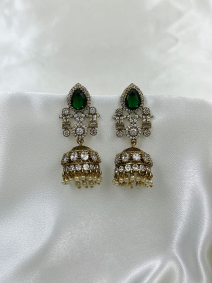 ANAYA VICTORIAN JHUMKA EARRINGS