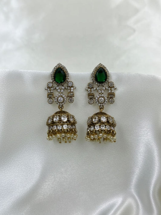 ANAYA VICTORIAN JHUMKA EARRINGS