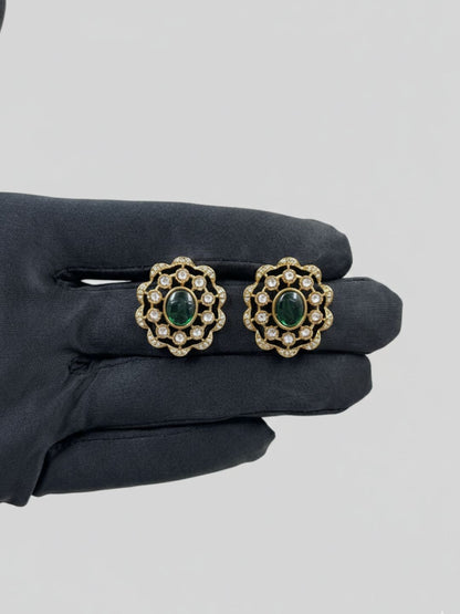 MEERA VICTORIAN MINT CHOKER SET