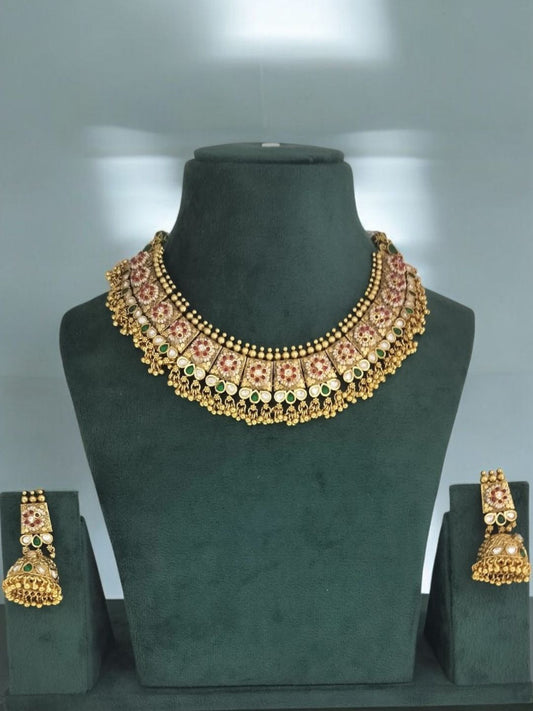 NIKITA RAJWADI JEWELLERY SET