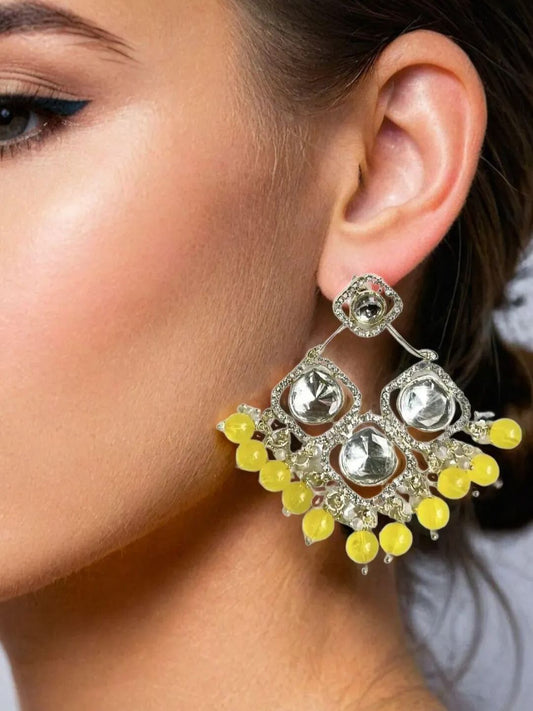 VRUTTI YELLOW EARRINGS