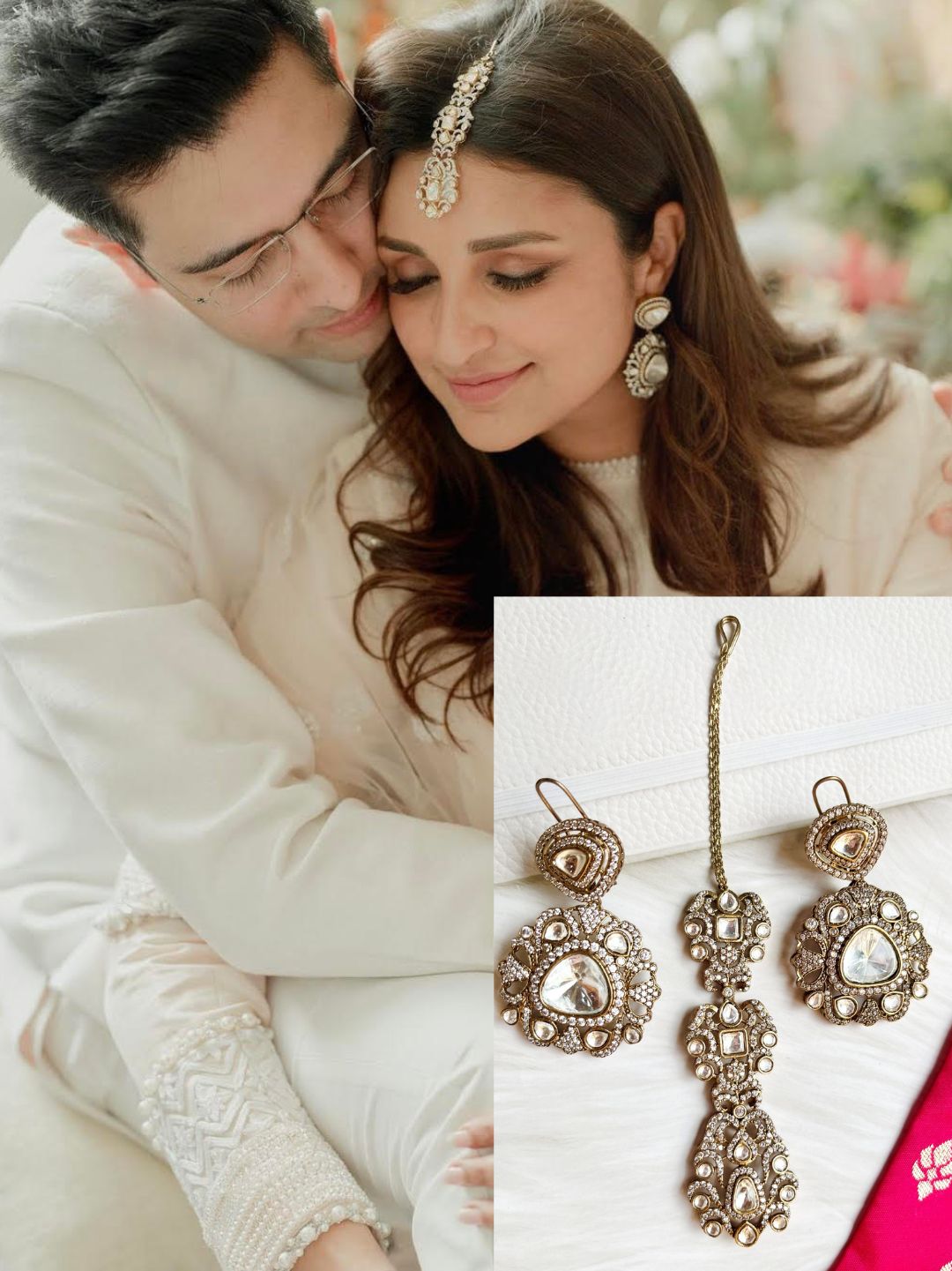 PARI EARRINGS WITH MAANG TIKKA