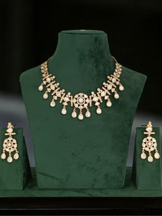 Moissanite Polki Jewellery
