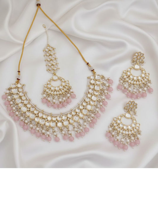 SOUMYA PINK NECKLACE SET